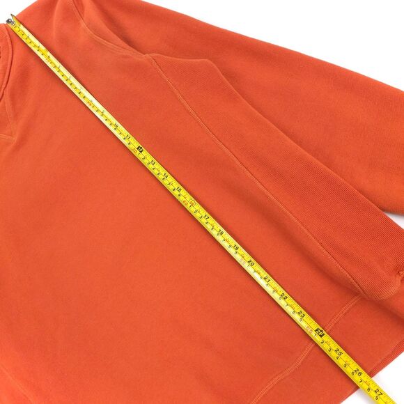 NEW Taylor Stitch Fillmore Crewneck Rust Sweatshirt Minimal Casual Athleisure - Picture 3 of 9